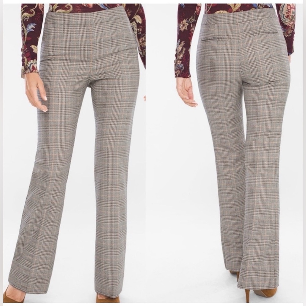 Chico’s So Slimming Glen Plaid Trousers 👖✨